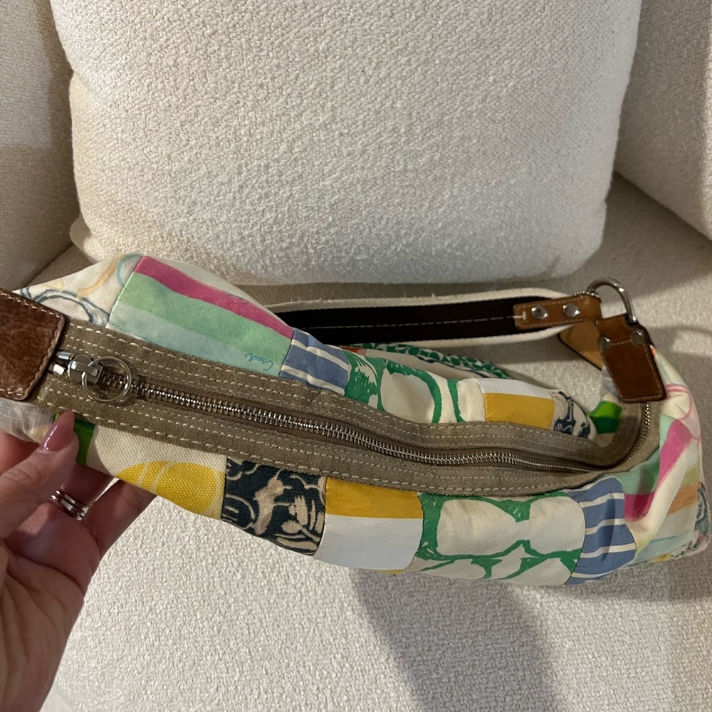 Coach Y2K Hampton Patchwork Multicolor Hobo Bag - Picture 7 of 16